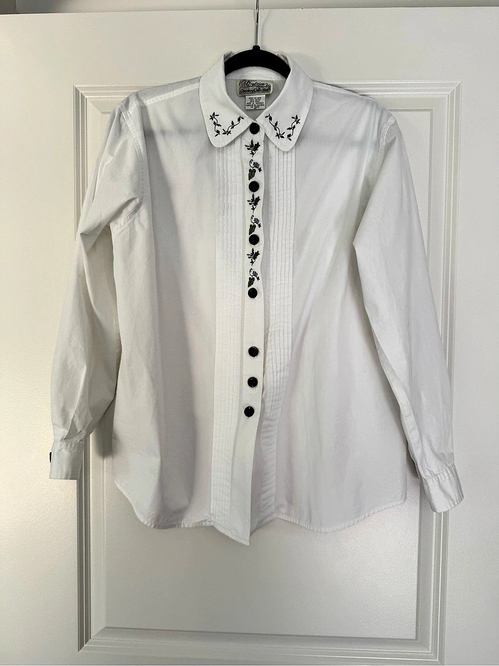 Tradition Country Collection Country Collection Embroidered White Cotton Shirt